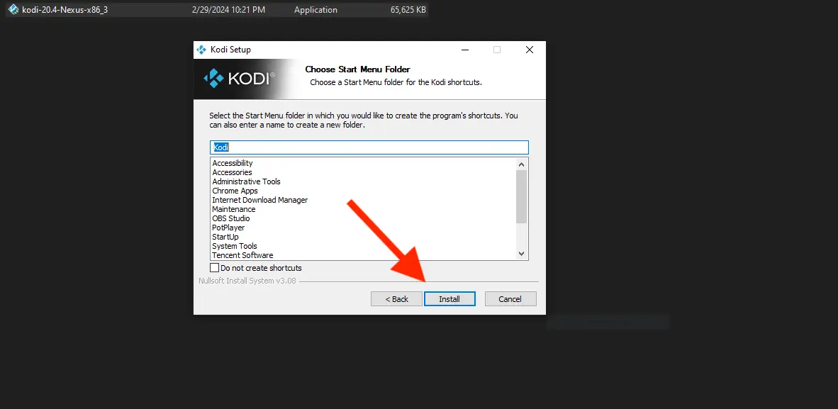 how to install kodi 19.4 on windows
