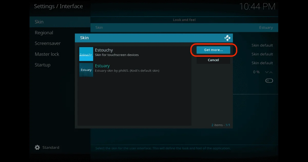 installing Aeon Nox SiLVO on kodi