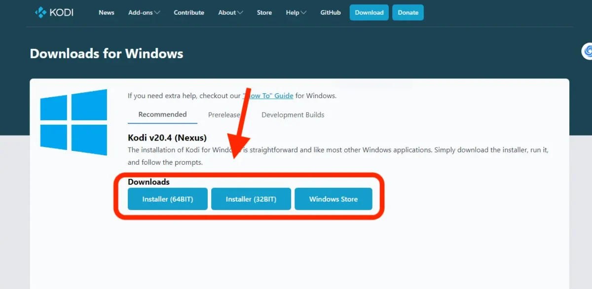 setup kodi on windows