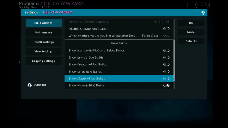 How to install Green Monster on Kodi