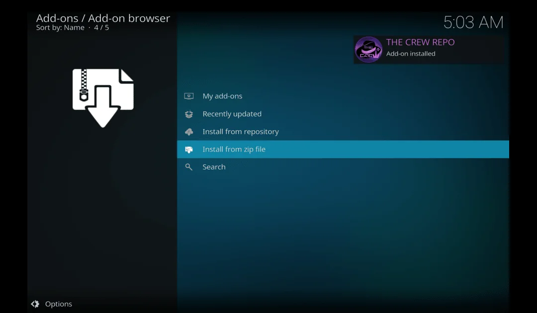 Install the Green Monster Kodi Build 