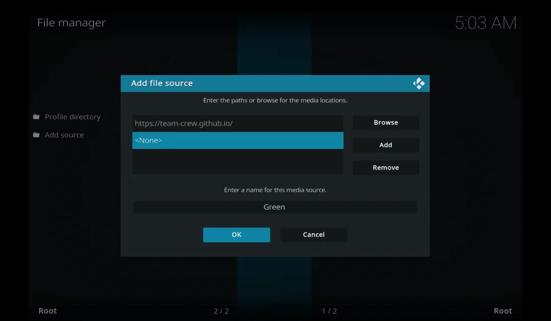 Install the Green Monster Kodi Build 