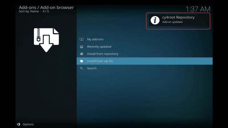 Covenant addon on kodi