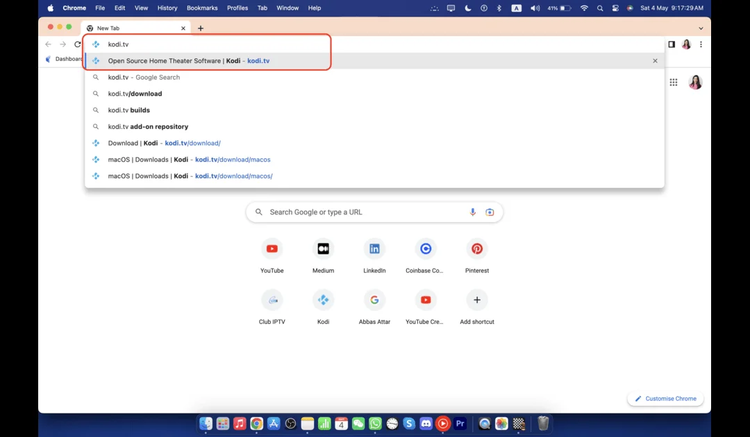 How to install Kod Nexus on macbook