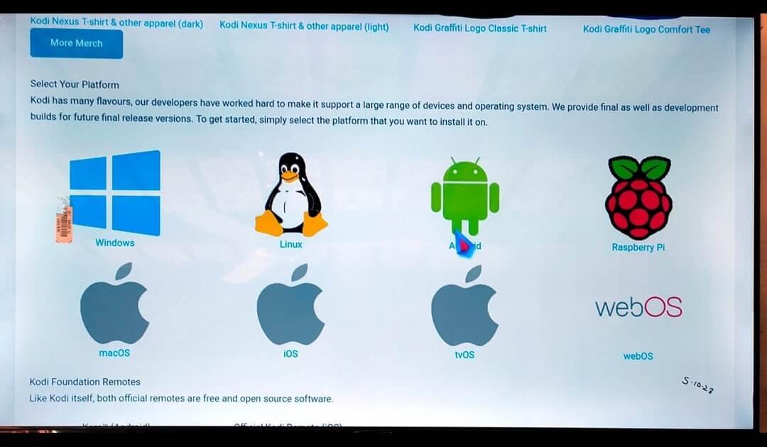 how to get kodi nexus on samsung tv