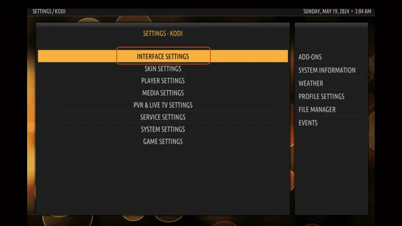 how to unistall kodi amber