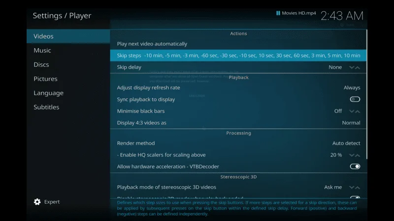 Enhanced media playback Capabilities