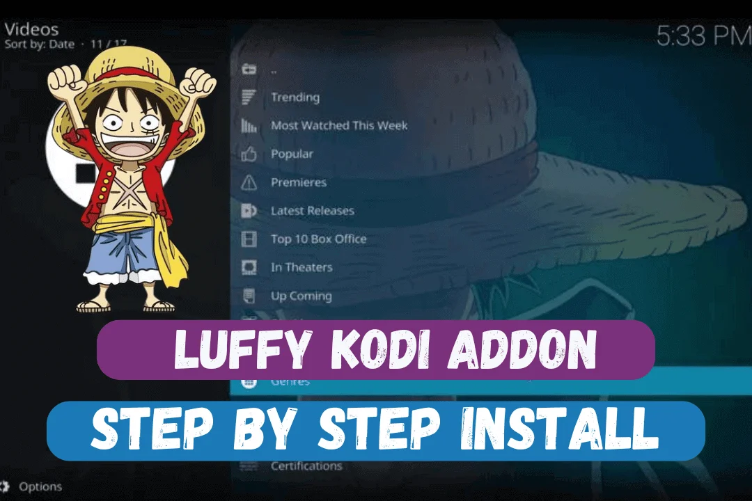 How to Install Luffy Addon on Kodi All Device