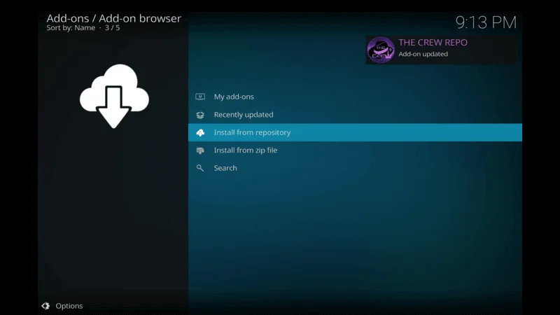 Install from repository