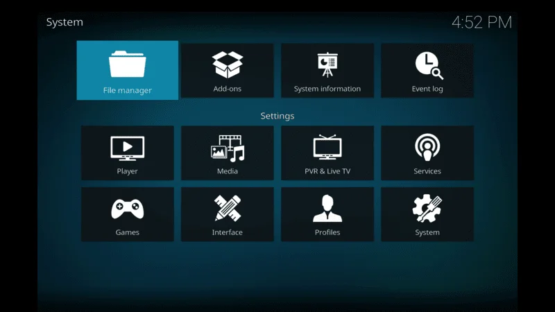 Kodi File Manger