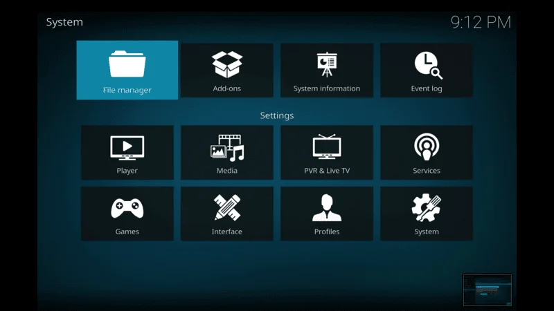 Kodi File Manger