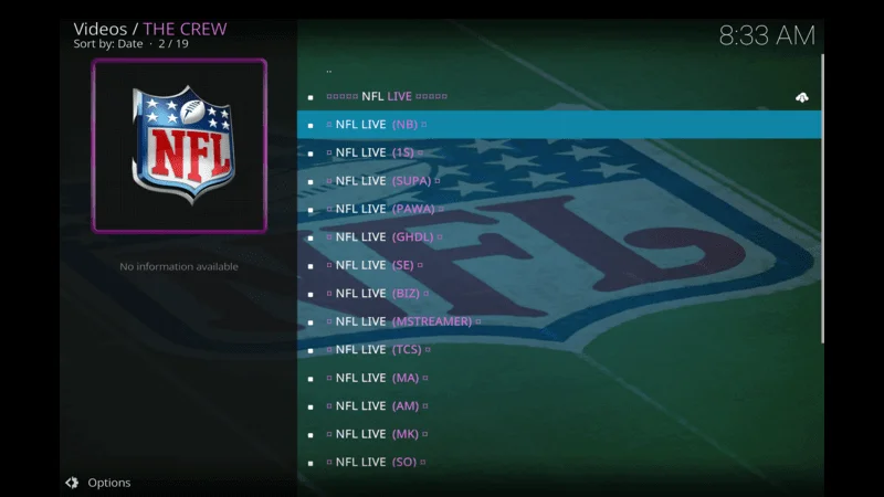 NFL live tv On The Crew