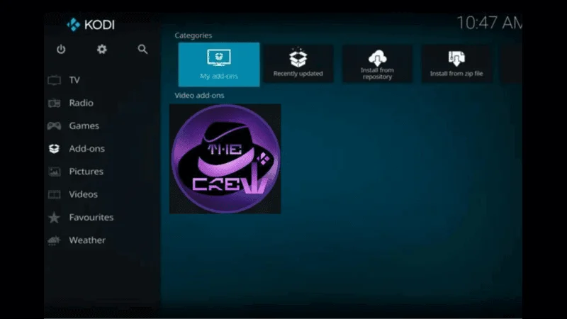 The Crew Kodi Addon