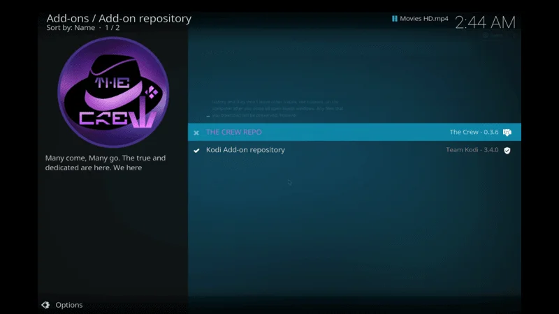 Updates in add-ons and repositories