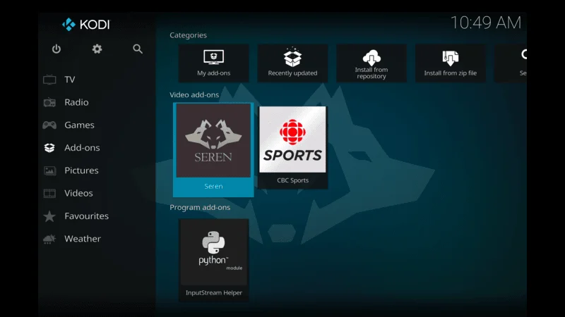 install addons on kodi