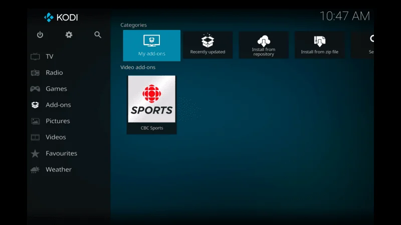 kodi addons