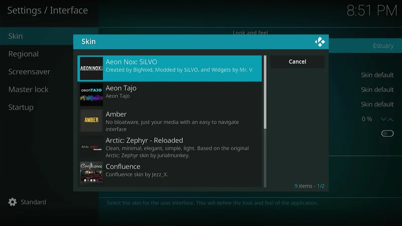 Kodi thame Update Kodi On Firestick