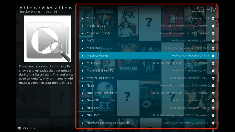 select plugins -Best Kodi Plugins