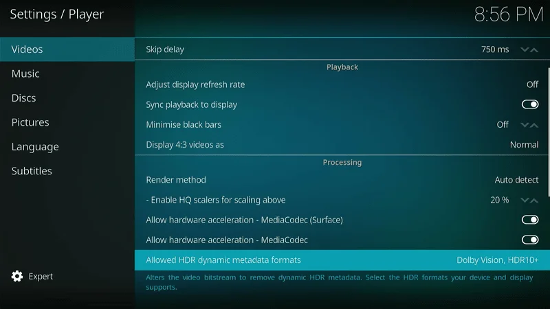 video setting on kodi Update Kodi On Firestick