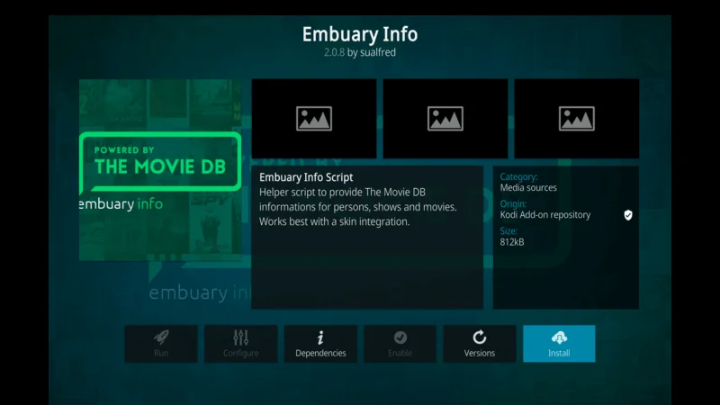 Emby on Kodi