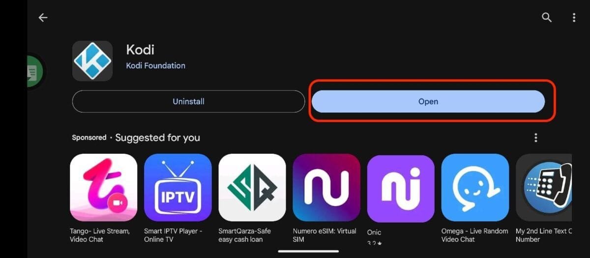 Kodi Add-Ons User Interface