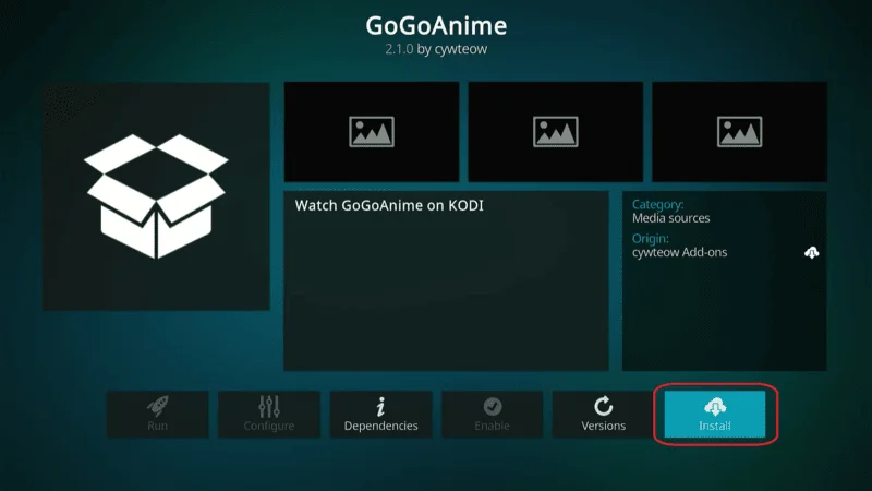 GoGoAnime Media Addon 
