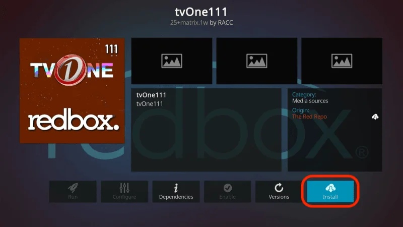 Kodi TVOne Addon Setup 