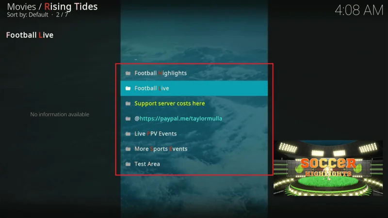 Install Rising Tides Addon Kodi Repository 