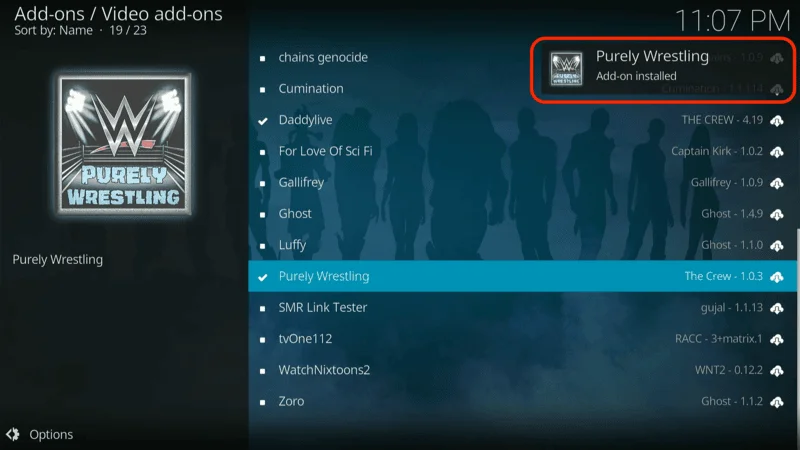Purely Wrestling Plugin Install 