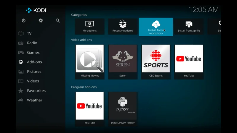 install from repository- install addon - Kodi Addons Can i Adjust The Brightness in Kodi