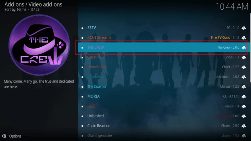 Kodi scraper addon installation