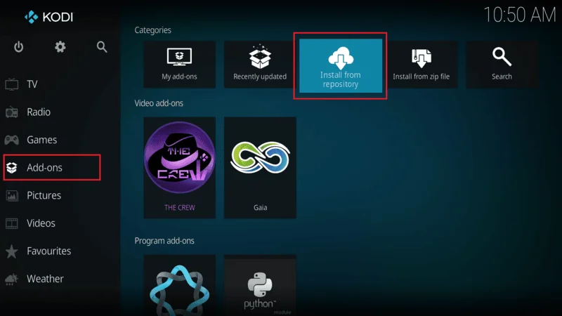Scraper addon setup Kodi
