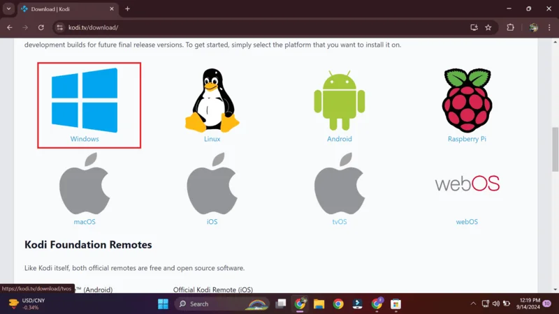 How to Install Kodi on Window