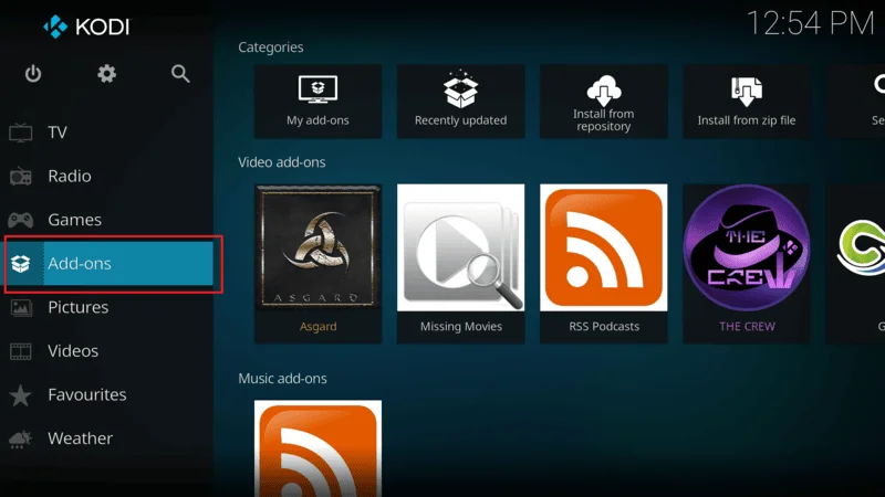 Popular Kodi Add-ons