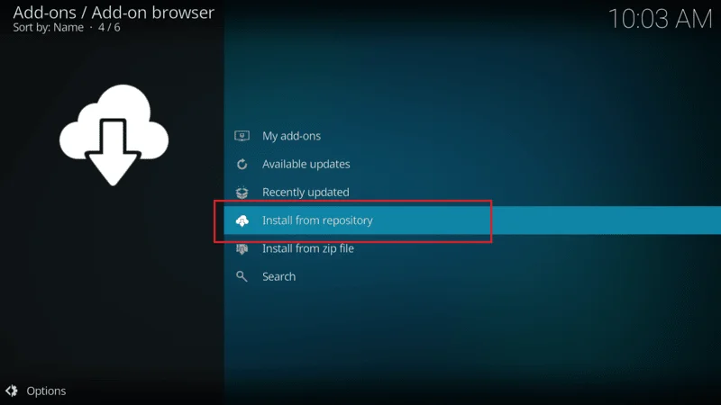 Kodi addon installation 