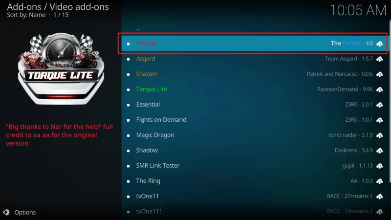 Best Kodi addons 2024 