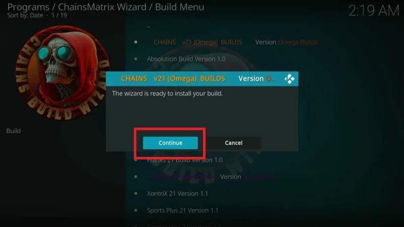 How to install Kodi Fork manually 