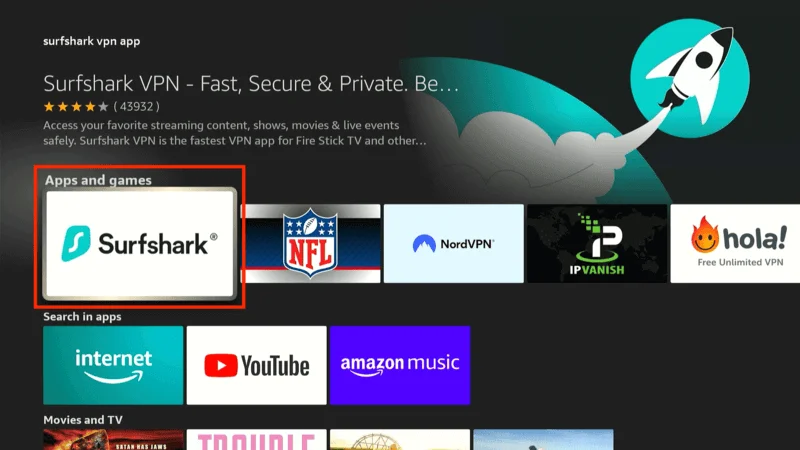 VPN For FireStick Surfshark