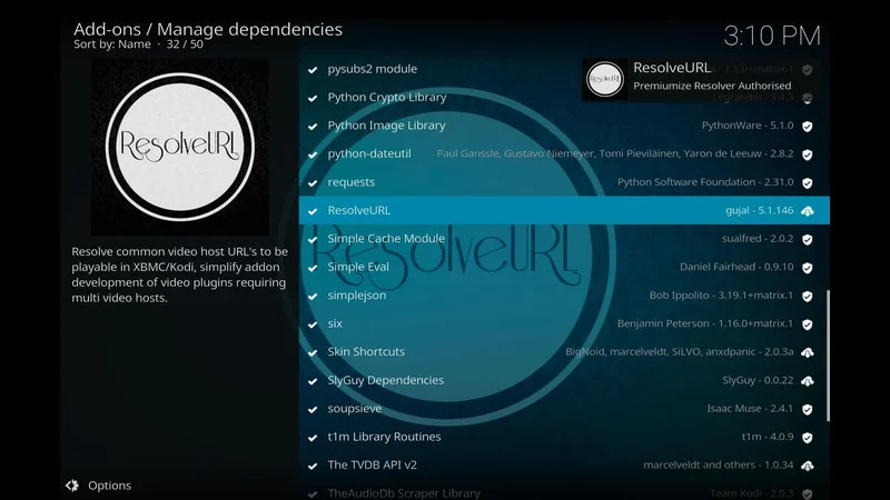 Real Debrid Installation