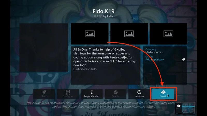 Fido Addon Kodi Mac