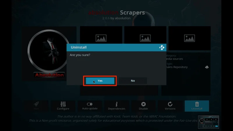Delete Installed Addons Kodi