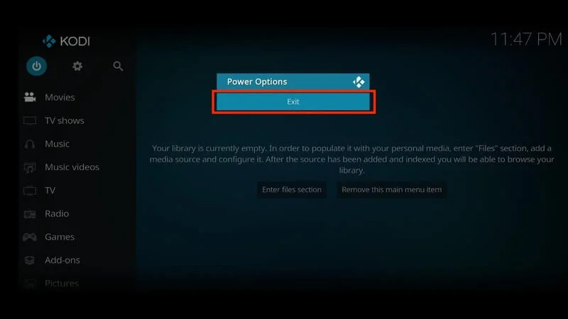 Enable Kodi Storage Access