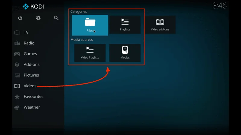 Allow Storage Access Permission to Kodi Add-On
