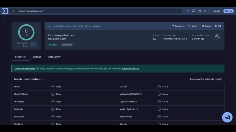 Gaia Kodi Addon Download