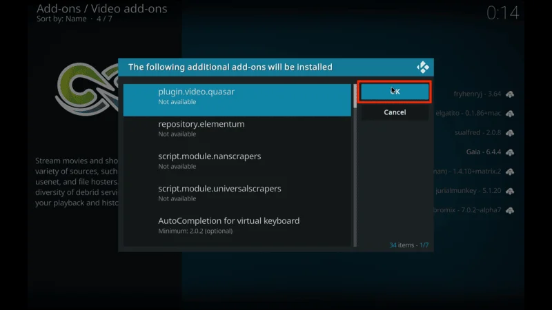 Gaia Kodi Addon Security