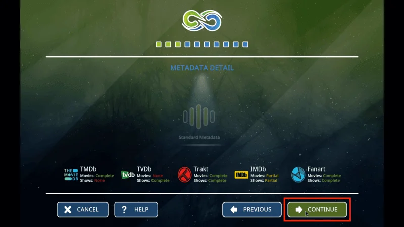 Gaia Kodi Addon User Preferences