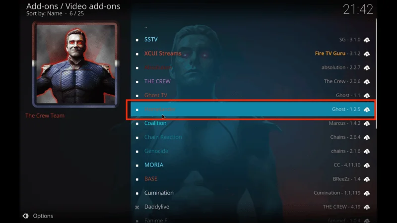 Homelander Kodi Addon For Android
