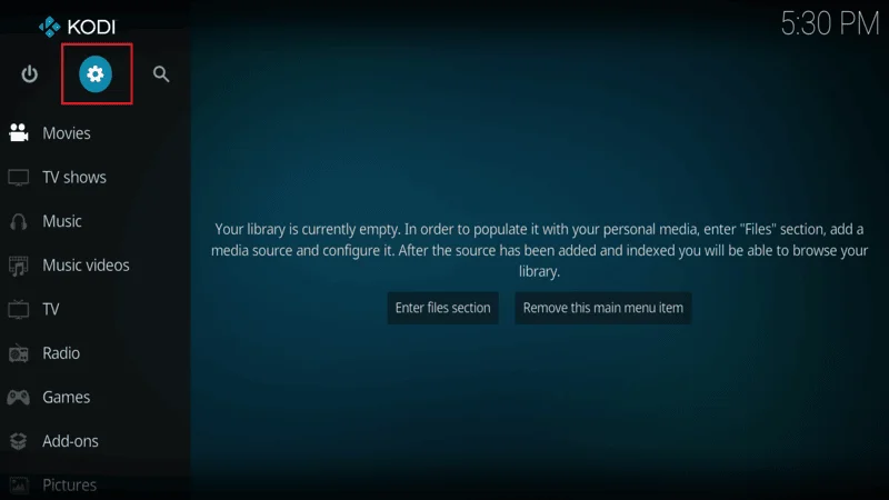 Kodi mouse issue Windows 10 