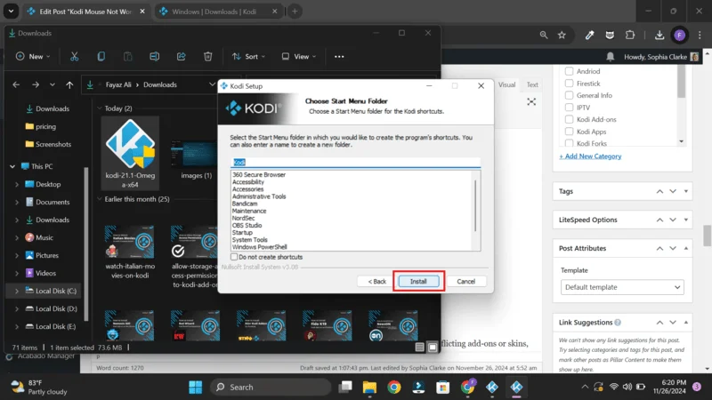 Kodi mouse pointer delay Windows 10 