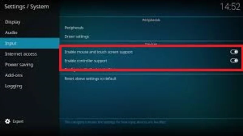 Kodi mouse pointer not responding 
